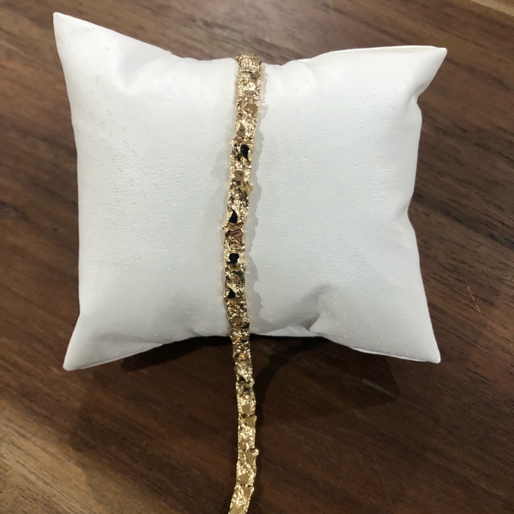 14kt Gold Nugget Bracelet